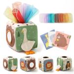 Youuys Baby Tissue Box Toy for Sensory Play