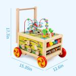 Montessori 7-in-1 Wooden Activity Cube for Kids