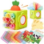 Silicone Baby Tissue Box Toy for Sensory Play