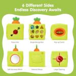 Silicone Baby Tissue Box Toy for Sensory Play