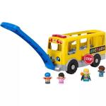 Fisher-Price Musical Pull-Along Yellow Bus Toy