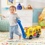 Fisher-Price Musical Pull-Along Yellow Bus Toy