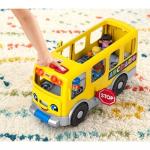 Fisher-Price Musical Pull-Along Yellow Bus Toy