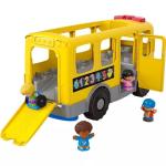 Fisher-Price Musical Pull-Along Yellow Bus Toy