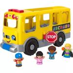 Fisher-Price Musical Pull-Along Yellow Bus Toy
