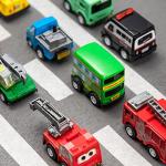18 Pcs Pull Back City Cars and Trucks Set
