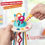 Montessori Sensory Pull String Toy for Toddlers