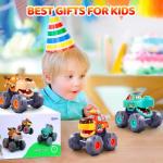 Pull Back Monster Truck Toy for Toddlers