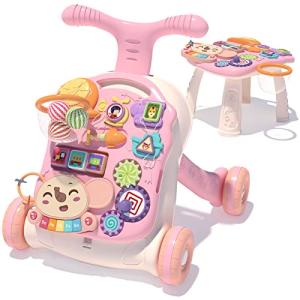 3-in-1 Baby Walker and Activity Center for Girls