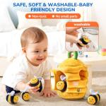 Soft Beehive Sensory Toy with 5 Bees
