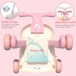 3-in-1 Baby Walker and Activity Center for Girls