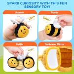 Soft Beehive Sensory Toy with 5 Bees