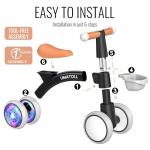 Colorful Light-Up Balance Bike for 1-Year-Olds