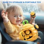 Soft Beehive Sensory Toy with 5 Bees