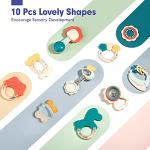 Hahaland Rattles and Teething Toys for Babies