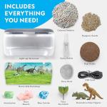 Light Up Dinosaur Habitat Kit for Kids