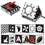 Black and White High Contrast Baby Sensory Toys