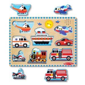Melissa & Doug Sound Puzzle with Vehicle Sounds