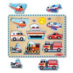 Melissa & Doug Sound Puzzle with Vehicle Sounds