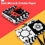 Black and White High Contrast Baby Sensory Toys