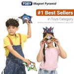 TOSY Magnet Pyramid Stone - 14 Piece STEM Toy