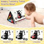 Black and White Tummy Time Sensory Toy