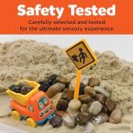 Construction Zone Sensory Bin Playset for Kids