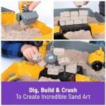 Kinetic Sand Construction Site Sandbox with Toy Truck
