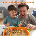 Glow in the Dark Sensory Construction Kit for Kids