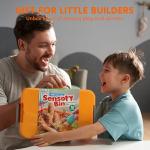 Glow in the Dark Sensory Construction Kit for Kids