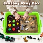 Aprilwolf 69 PCS Farm Sensory Playset for Kids