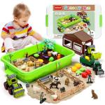 Aprilwolf 69 PCS Farm Sensory Playset for Kids