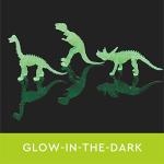 Carolart Dinosaur Sensory Bin with Glow-in-the-Dark Toys