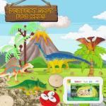 Carolart Dinosaur Sensory Bin with Glow-in-the-Dark Toys