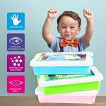 Carolart Dinosaur Sensory Bin with Glow-in-the-Dark Toys