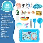 Ocean Sensory Bin with Sea Animals and Toys