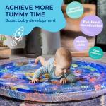 Extra Large Tummy Time Water Mat for Babies