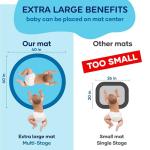 Extra Large Tummy Time Water Mat for Babies