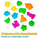 Sand Molds Beach Toy Set for Kids - 23pc