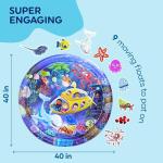 Extra Large Tummy Time Water Mat for Babies