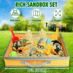 Big Foldable Sandbox Construction Kit with Magic Sand