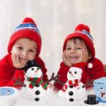 9 Pack Snowman Building Kit for Kids