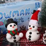 9 Pack Snowman Building Kit for Kids