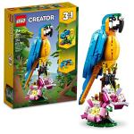 LEGO 3-in-1 Exotic Parrot Builder Toy Set