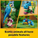LEGO 3-in-1 Exotic Parrot Builder Toy Set