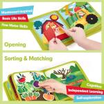 Hahaland Montessori Busy Book for Toddlers