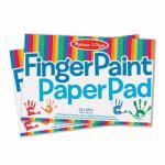 Melissa & Doug Finger Paint Paper Pad - 50 Sheets
