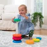 SpinAgain Stacking and Spinning Toy for Toddlers