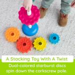 SpinAgain Stacking and Spinning Toy for Toddlers