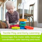 SpinAgain Stacking and Spinning Toy for Toddlers